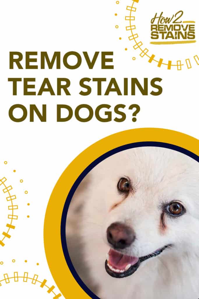 how to remove tear stains on dogs