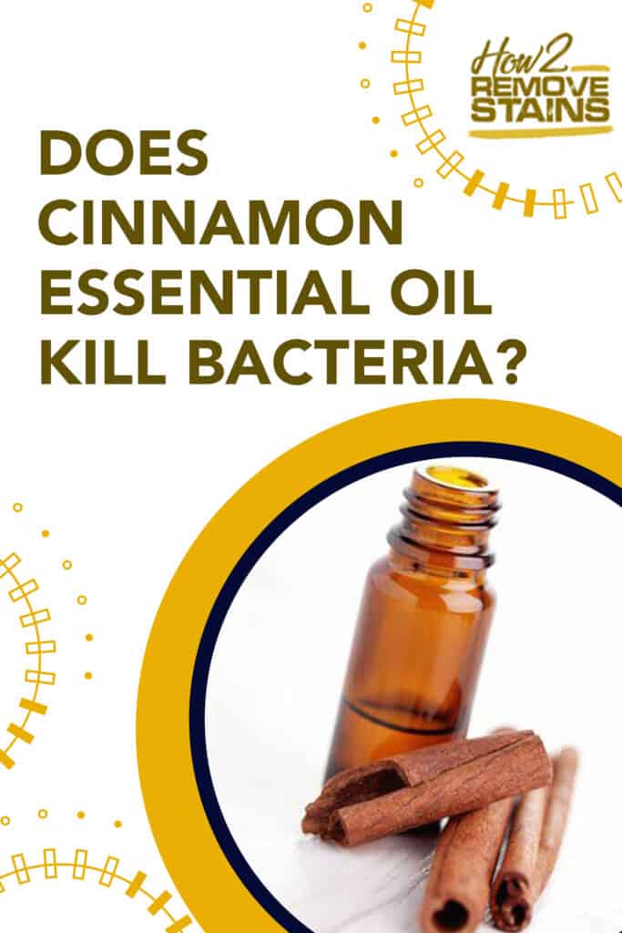 Does cinnamon essential oil kill bacteria?